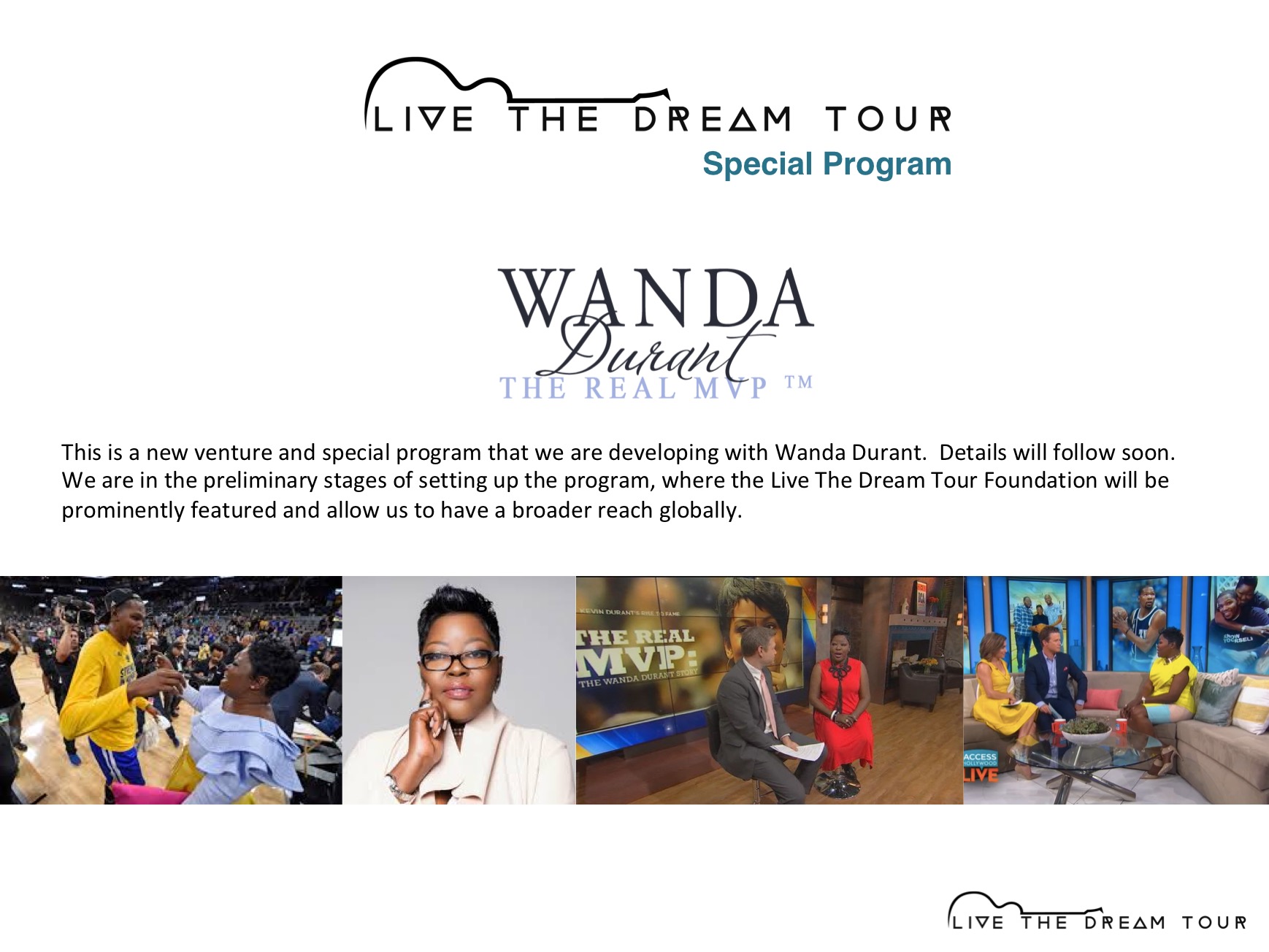 LTDTF Special Program Wanda Durant